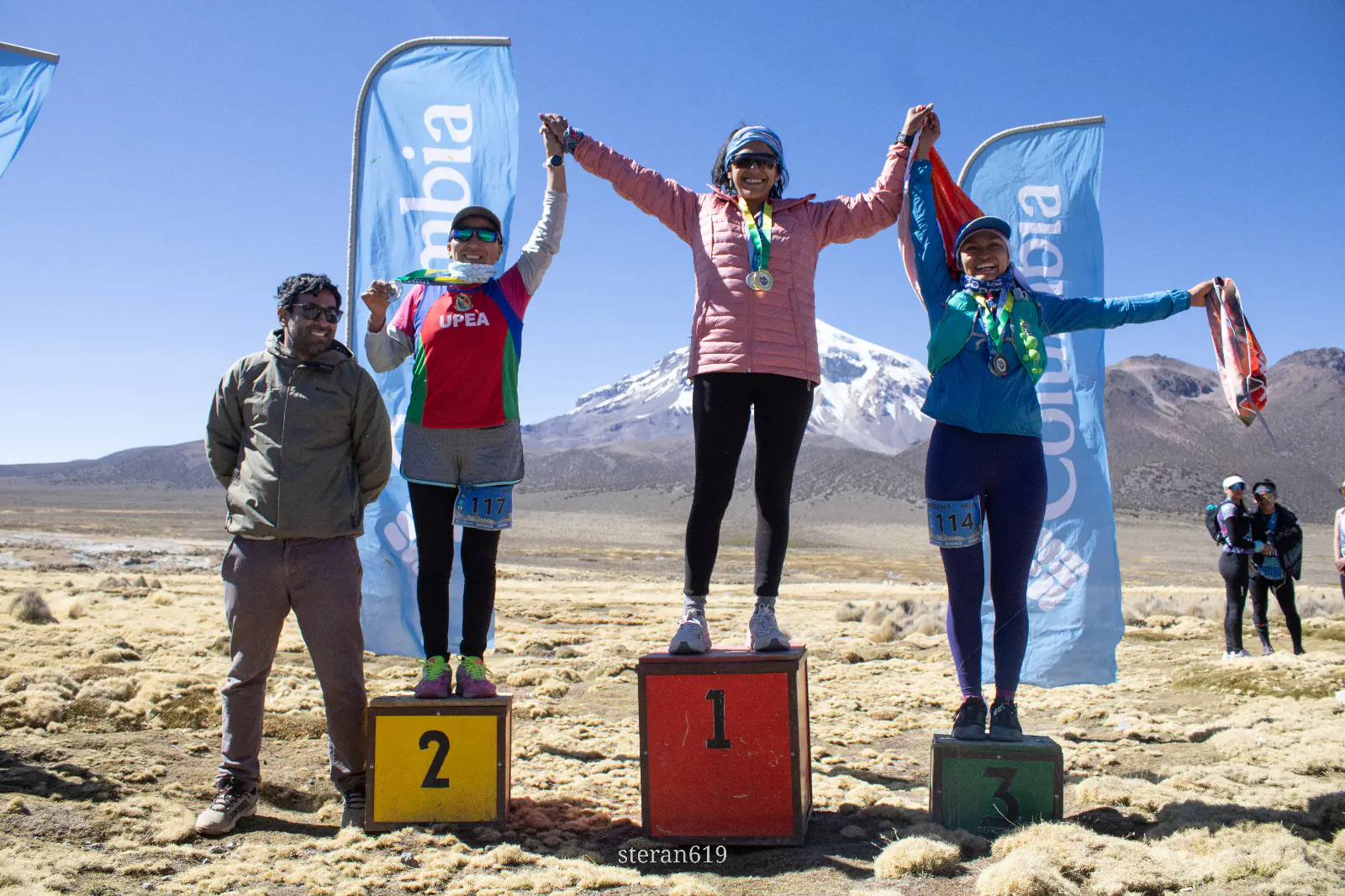 Los paceños Franco y Yana son los mejores del Columbia Skyrace Sajama