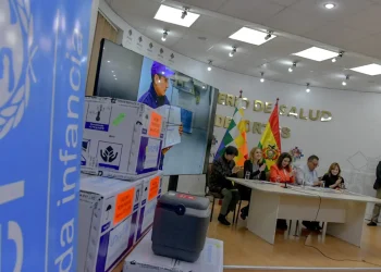 Bolivia recibe 50.000 vacunas contra el sarampión donadas por Unicef