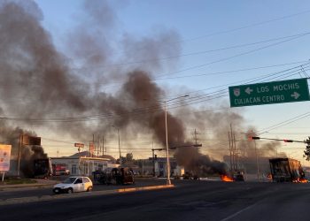 Tiroteos en ciudad mexicana tras operativo para capturar a hijo del 'Chapo'.
