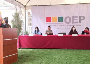 La sala plena del TSE participó en la inauguración del año electoral 2023. Foto: TSE.