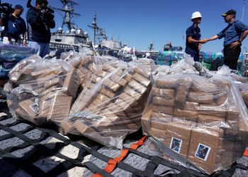Panamá envía 55 toneladas de cocaína a EEUU para su incineración.