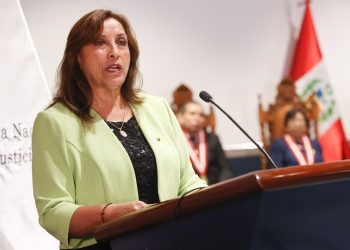 Boluarte apela a la 'paz' en la previa a la 'Toma de Lima'.