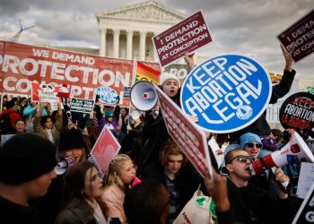 Los antiabortistas se manifiestan en Washington con un espíritu combativo.