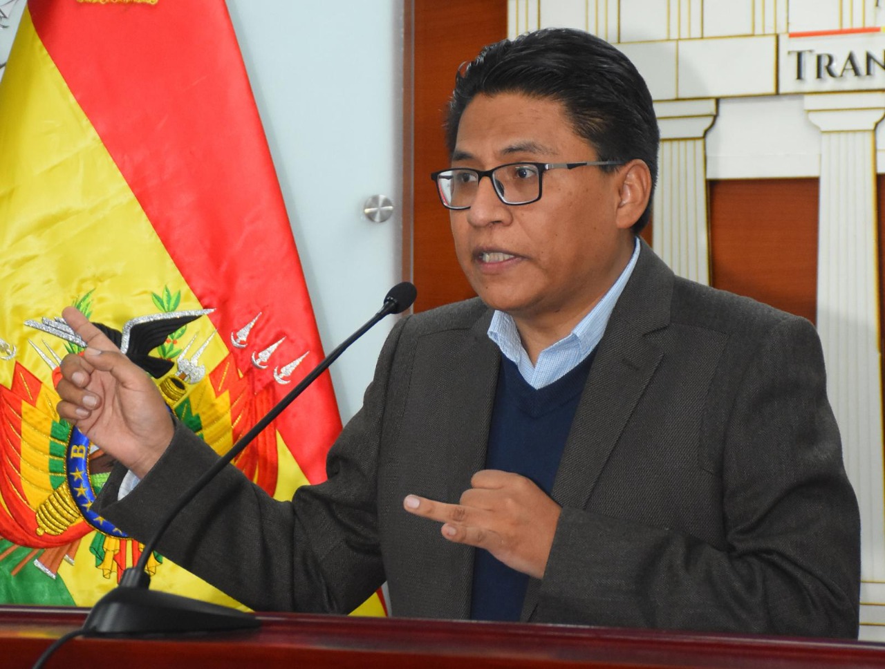 El ministro de Justicia, Iván Lima. Foto: APG.