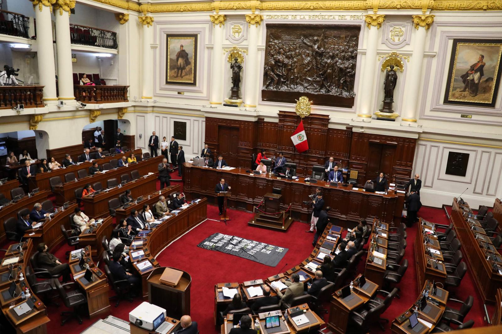 Congreso de Perú archiva el proyecto de ley del Gobierno para la convocatoria anticipada de elecciones.