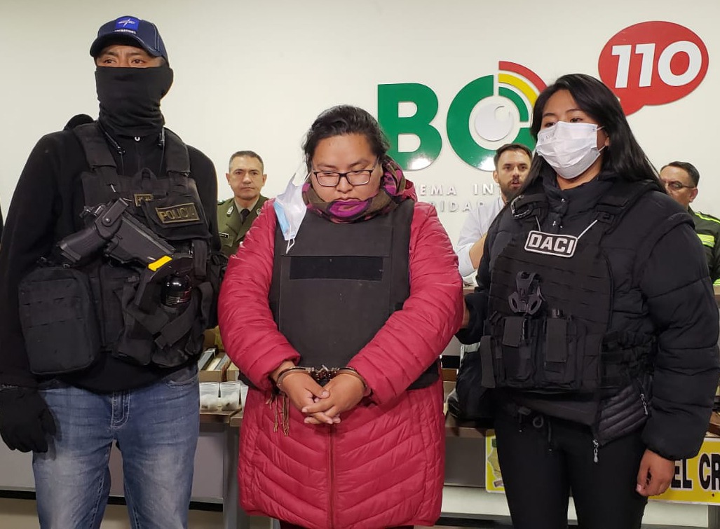 La profesional en Salud fue aprehendida el martes por la Policía. Foto: Roberto Guzmán.