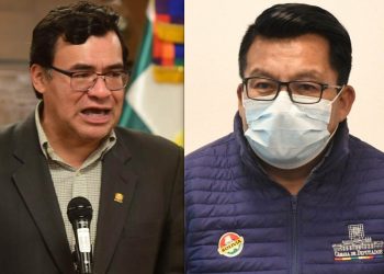 Los legisladores de MAS reactivaron fricciones internas. Foto: Rowy Cazón y Cámara de Diputados.