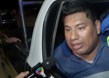 Tras hecho de tránsito, suspenden la licencia a Reynaldo Ezequiel y el MAS analizará sancionarlo. Foto: DTV.
