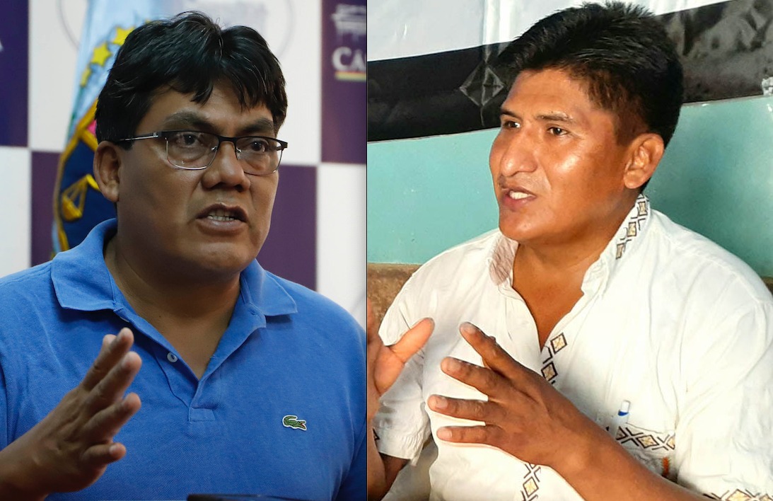 ‘Renovadores’ y ‘evistas’ se enfrentan de nuevo por Morales e hijo de Arce. Foto: APG y Facebook.