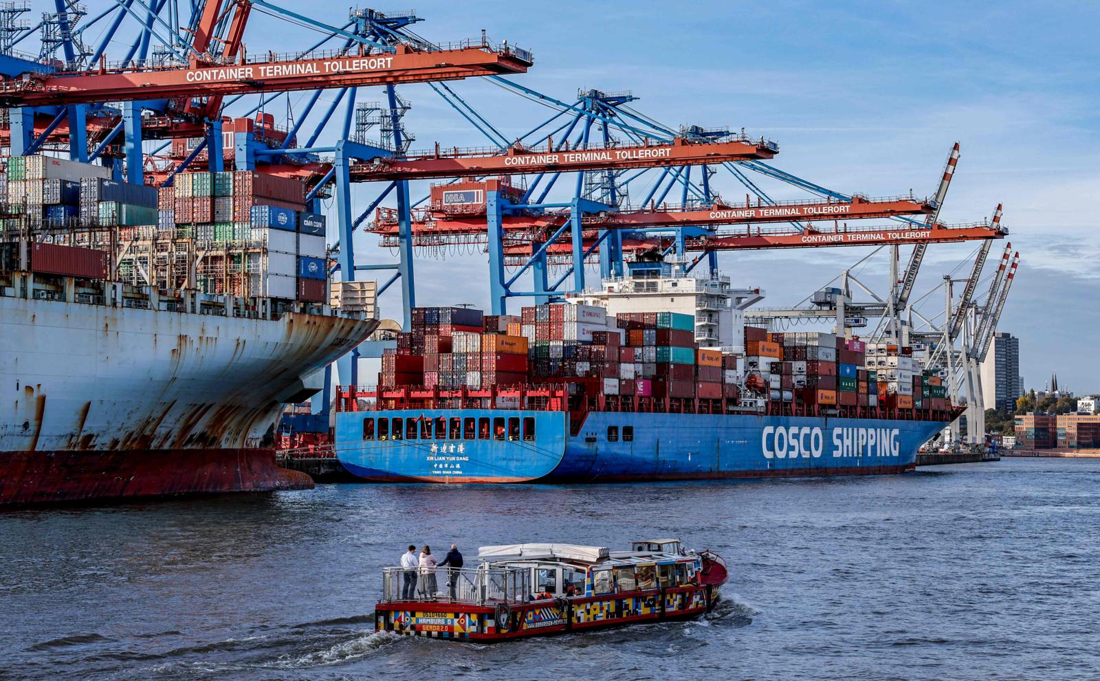 China se mantuvo como principal socio comercial de Alemania en 2022.