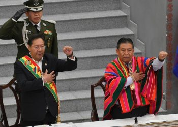 Arce y Choquehuanca estarán en la Sesión de Honor por el aniversario de El Alto, entregarán obras. Foto: APG.