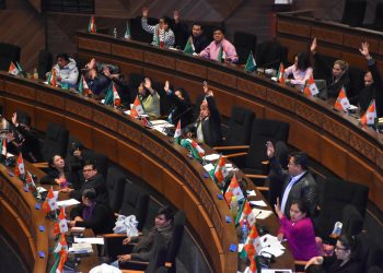Esta semana, el MAS presentará propuesta de reglamento para las elecciones judiciales. Foto: APG.