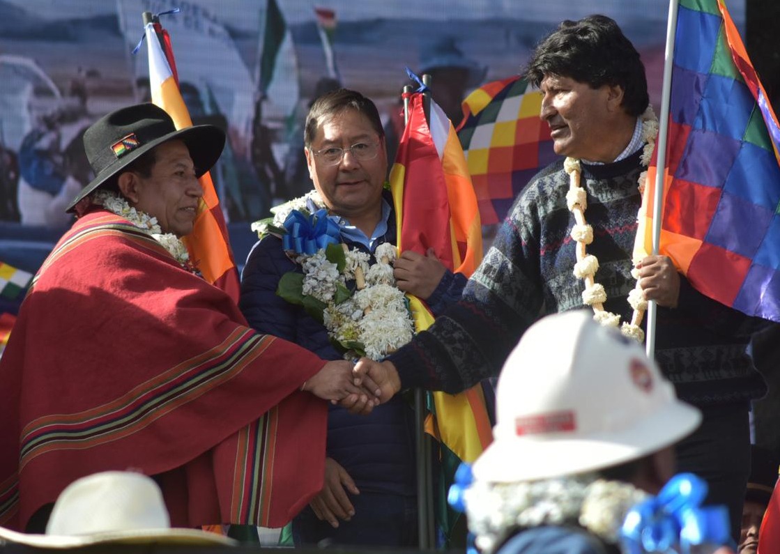 El MAS prevé ‘limar asperezas’ con el presidente Arce en el aniversario del partido.