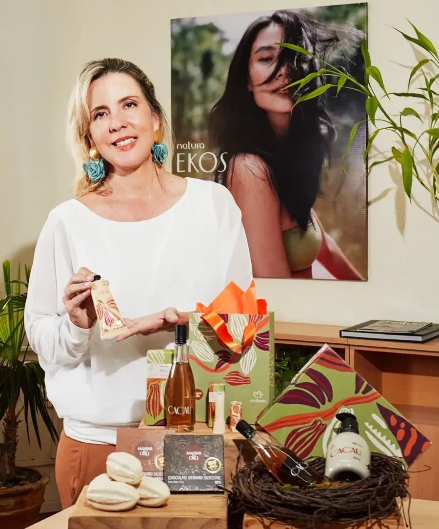Natura presenta su nueva línea Ekos Cacao junto a Manjar de Oro