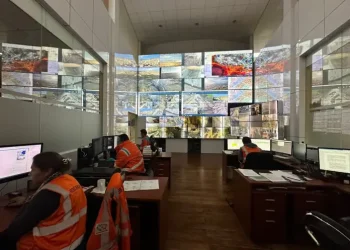 La Alcaldía de La Paz inauguró el sistema de alerta temprana. FOTO: GAMLP