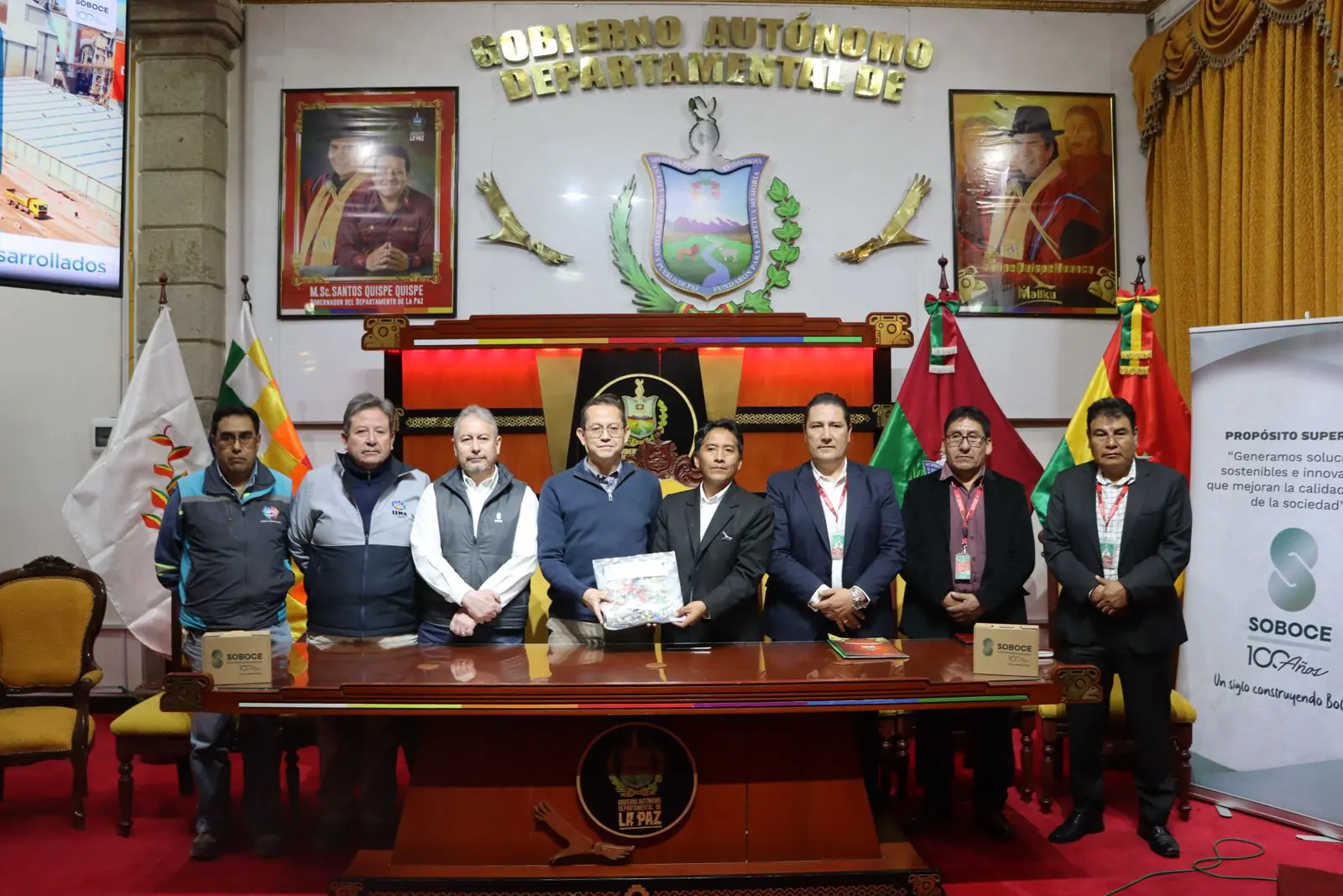 Gobernación de La Paz y SOBOCE se unen para transformar residuos urbanos en energía limpia