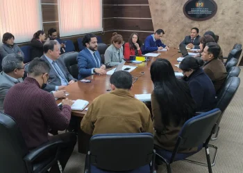 Reunión entre el Viceministerio de Defensa del Consumidor y representantes de Cifabol. FOTO: VDDUC