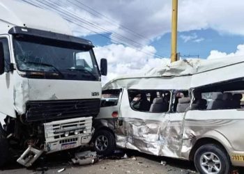 El accidente cerca de la Apacheta afectó a seis niños y cuatro adultos. Foto: APG