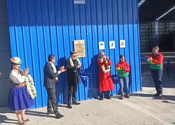 Aduana en El Alto inaugura planta de destrucción y sistema de control
