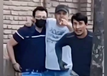 Tellería fue víctima de tortura, los supuestos agresores fueron captados en un video. Foto: Captura