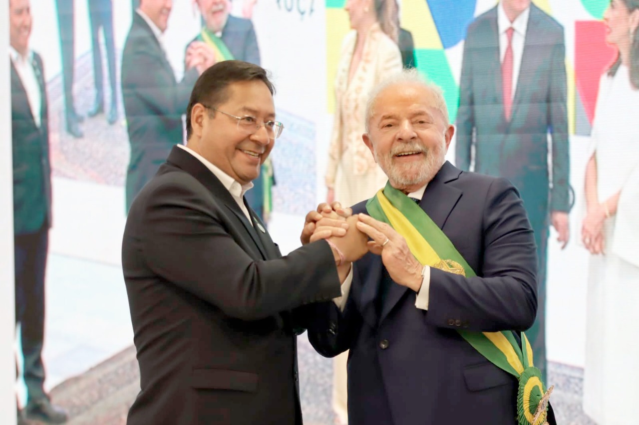 Arce felicita al nuevo presidente de Brasil Luiz Inácio Lula da Silva
