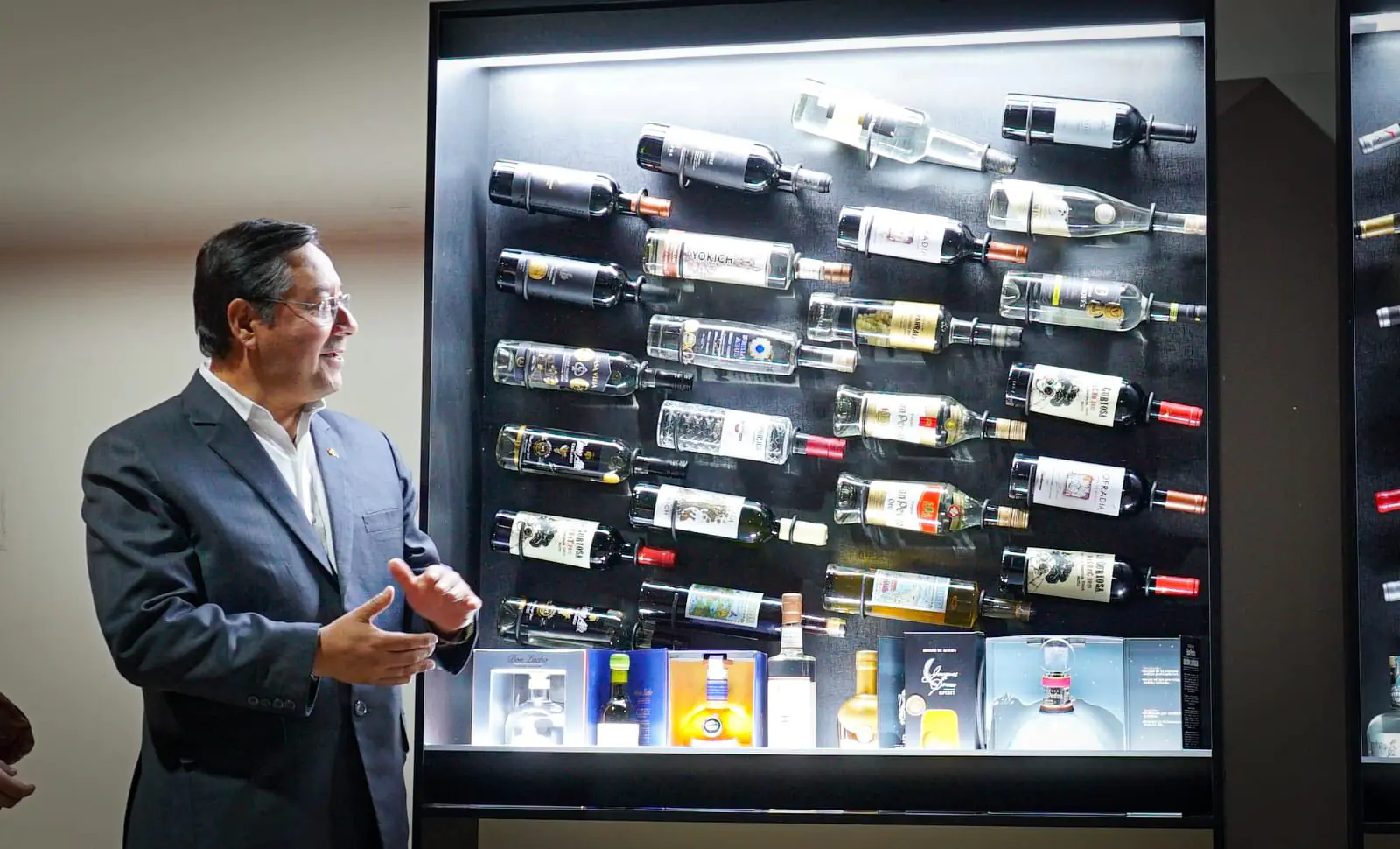 Arce inaugura el Salón de Vinos y Singanis del Bicentenario