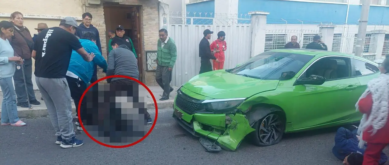 El uniformado fue arrastrado varios metros/RRSS