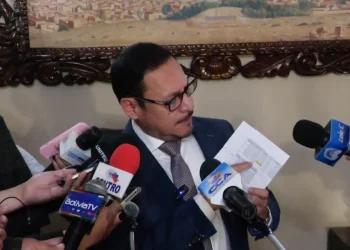 El alcalde suplente temporal de Cochabamba, Diego Murillo. FOTO: GAMC