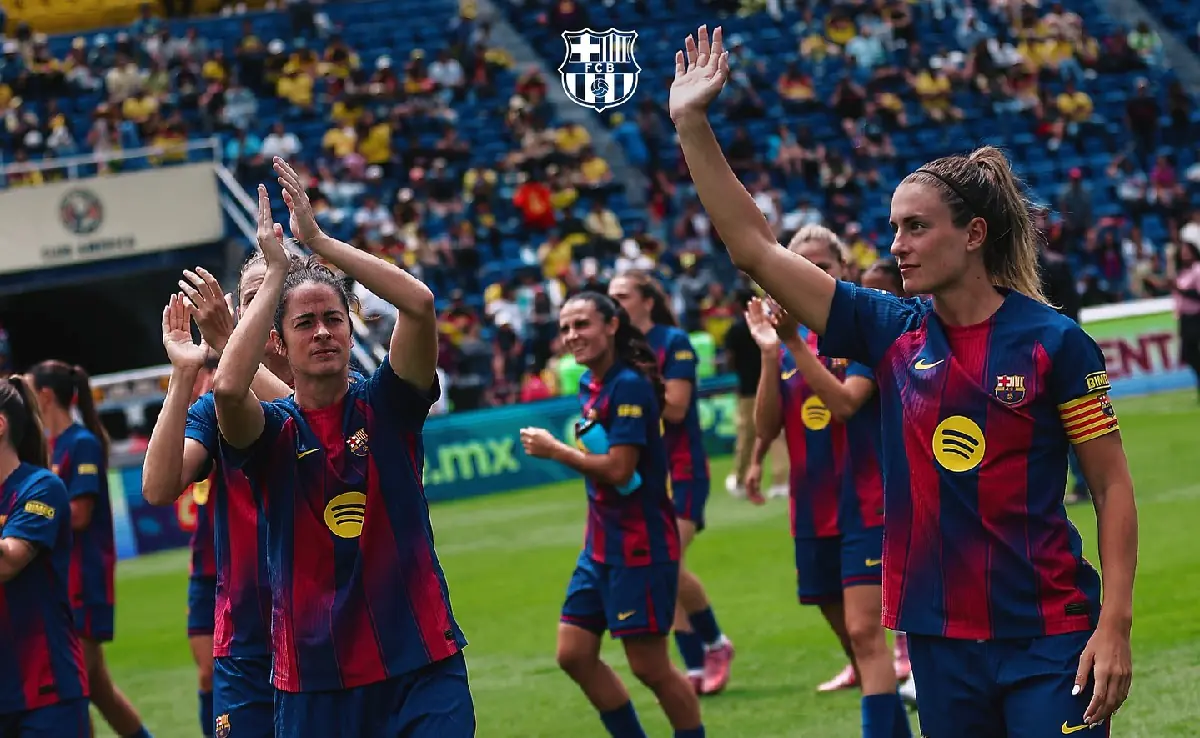 Barcelona femenino cierra invicto su gira por México