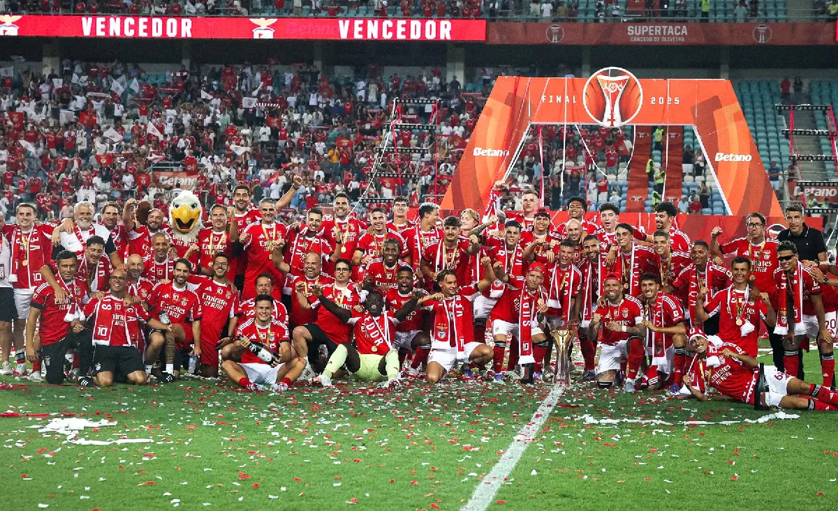 Benfica conquista la Supercopa de Portugal ante el Sporting