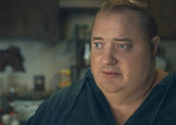 Brendan Fraser, en su papel de Charlie, en 'La ballena'. Foto: BF Distribution
