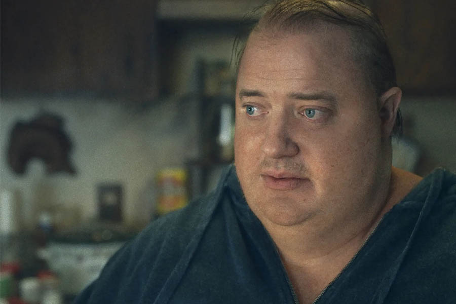 Brendan Fraser, en su papel de Charlie, en 'La ballena'. Foto: BF Distribution