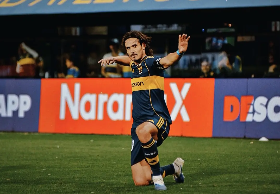 Cavani vuelve al gol en nuevo triunfo de Boca en el torneo argentino
