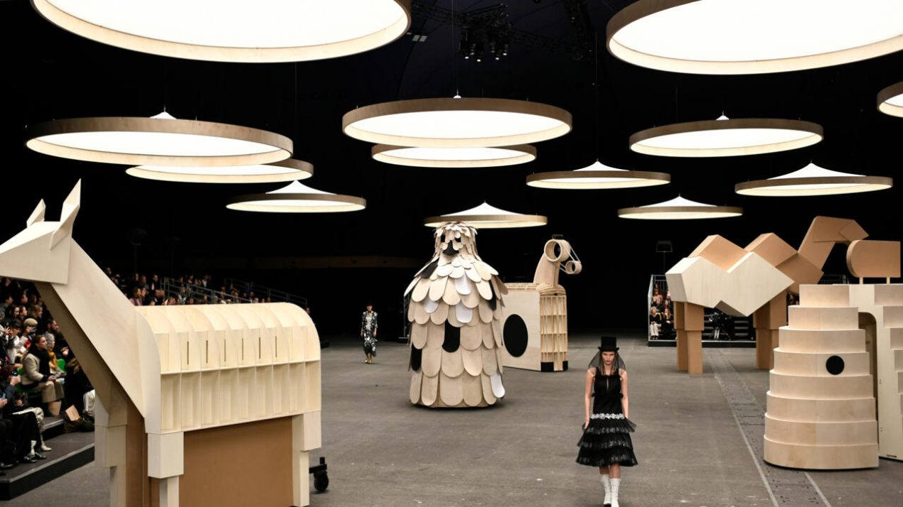 Desfile Chanel Alta Costura en París, el 24 de enero de 2023. Foto: AFP.