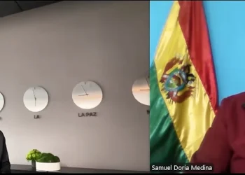 En intercambio de halagos, Doria Medina le dice sí a Claure