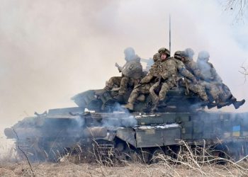 Chernóbil es la zona de entrenamiento de las fuerzas ucranianas que intentan repeler la invasión rusa. Foto: AFP.