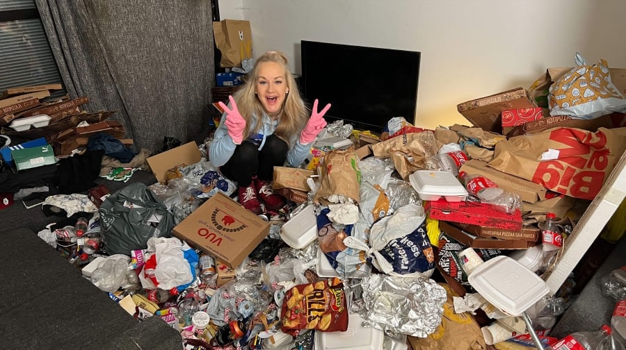 La finlandesa Auri Kananen es una de las jóvenes 'cleanfluencers'. Foto: Instagram @aurikatariina