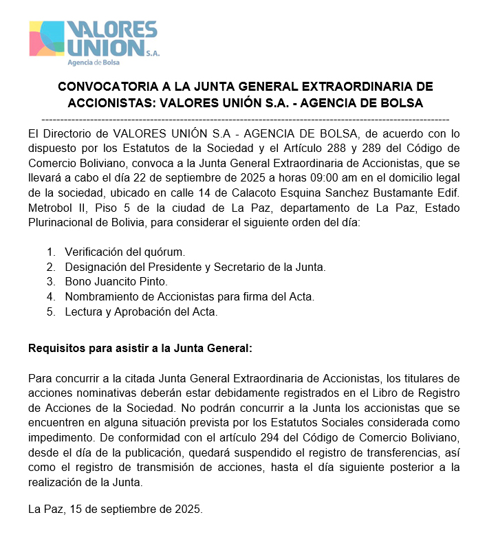 COMUNICADO