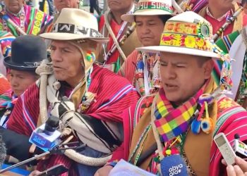 Conamaq invoca al Pacto de Unidad y dice que la ‘derecha come pipocas’ viendo pelear al MAS