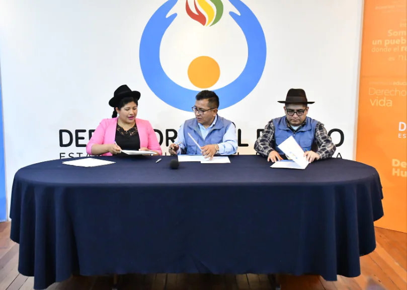 Gobierno y Defensoría firman convenio contra la discriminación