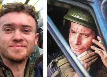 Los cuerpos de dos británicos, Christopher Parry y Andrew Bagshaw, muertos en Ucrania, fueron recuperados. Foto: AFP.