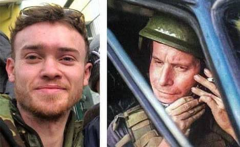 Los cuerpos de dos británicos, Christopher Parry y Andrew Bagshaw, muertos en Ucrania, fueron recuperados. Foto: AFP.