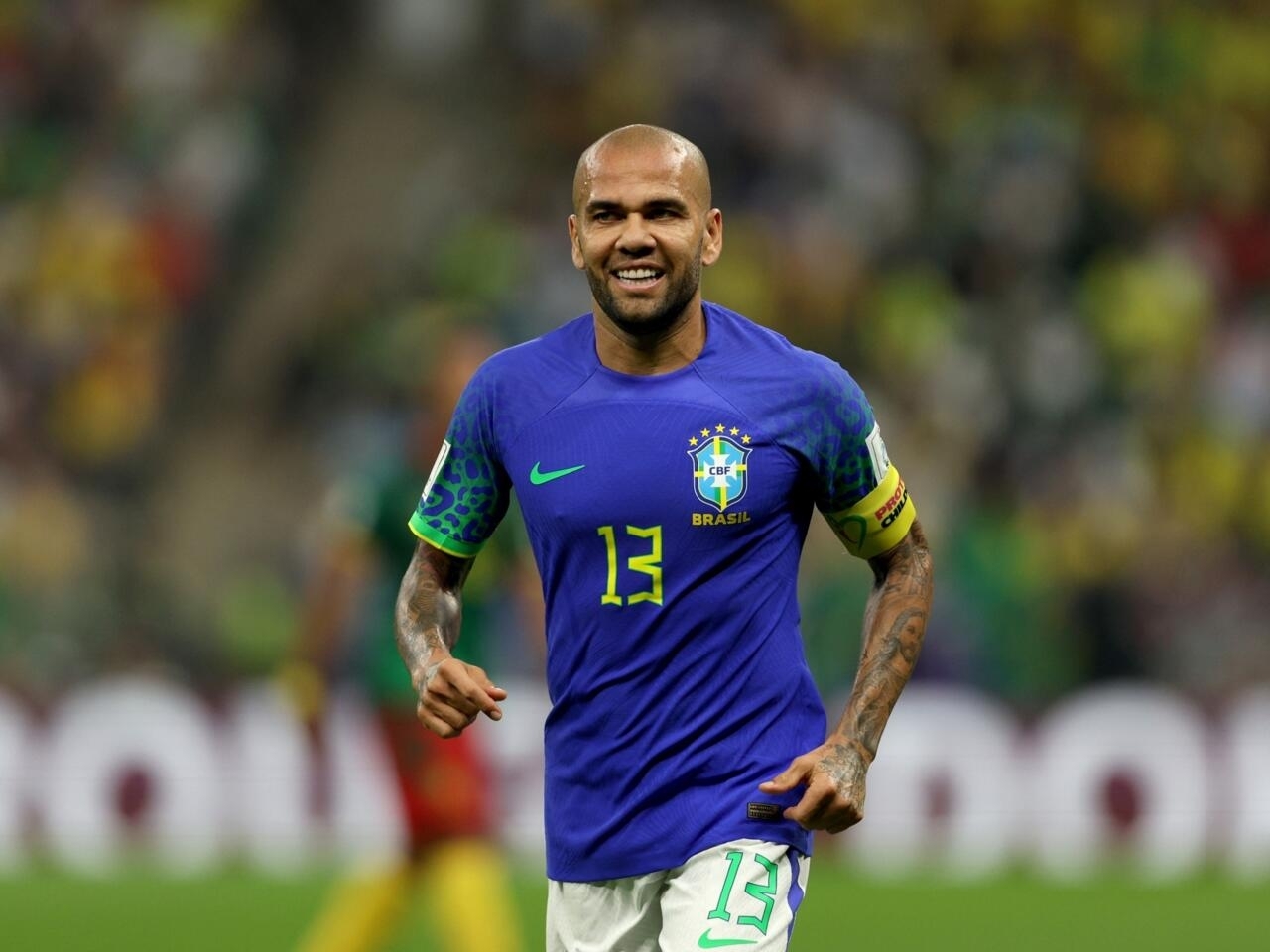 Dani Alves seguirá en prisión preventiva, en Barcelona. Foto: AFP.