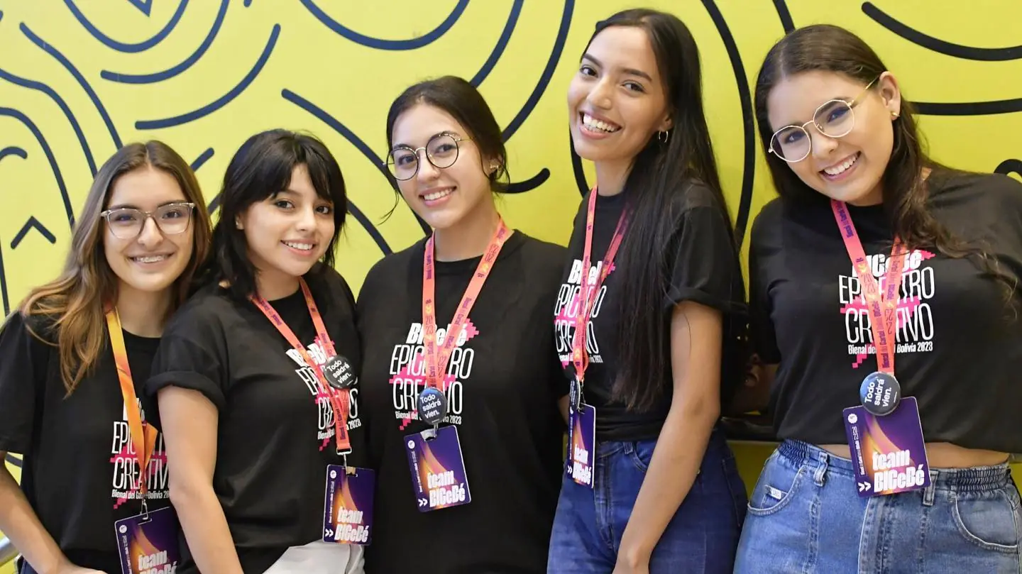 La presencia femenina se impone en la Bienal de Diseño y Cartel Bolivia 2025. FOTO: BICeBé