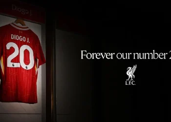 Liverpool retira para siempre su la N.20 en recuerdo a Diogo Jota