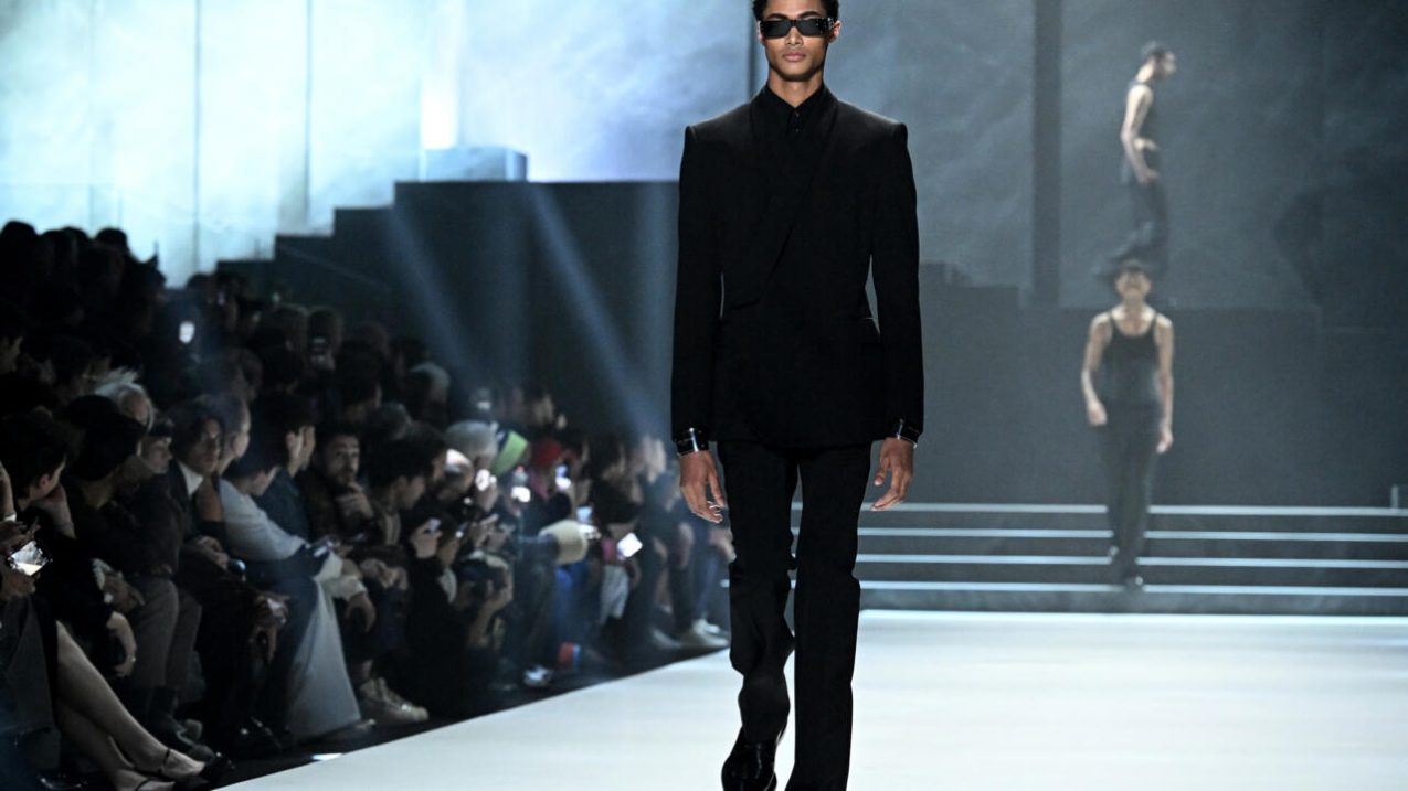El desfile de Dolce & Gabanna durante la Semana de la moda masculina en Milán, Italia, el 14 de enero de 2023. Foto: AFP.