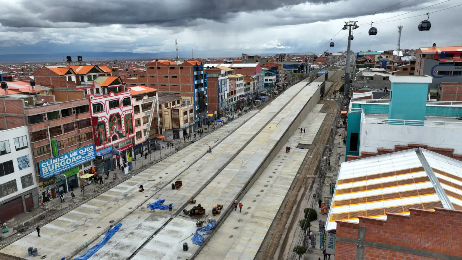 La obra del Distribuidor de Río Seco. FOTO: GAMEA