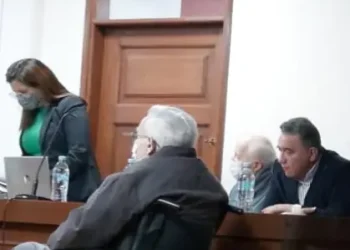 Ramón Alaix y Marcos Recolons en la audiencia de juicio oral. FOTO: Pedro Lima