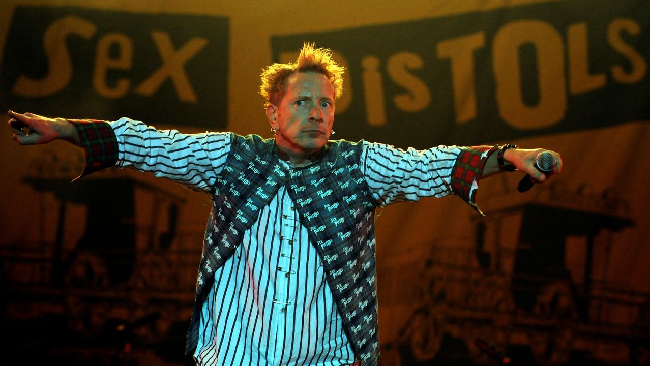 El excantante del grupo punk Sex Pistols, John Lydon. Foto: La voz de Galicia.