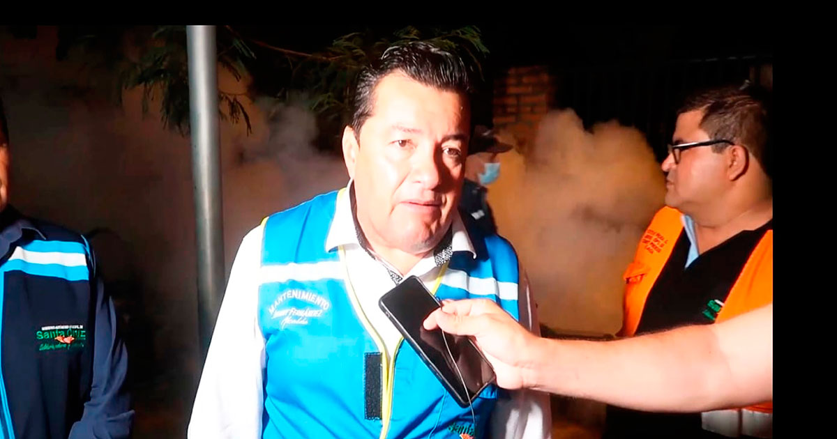 El alcalde Jhonny Fernández.